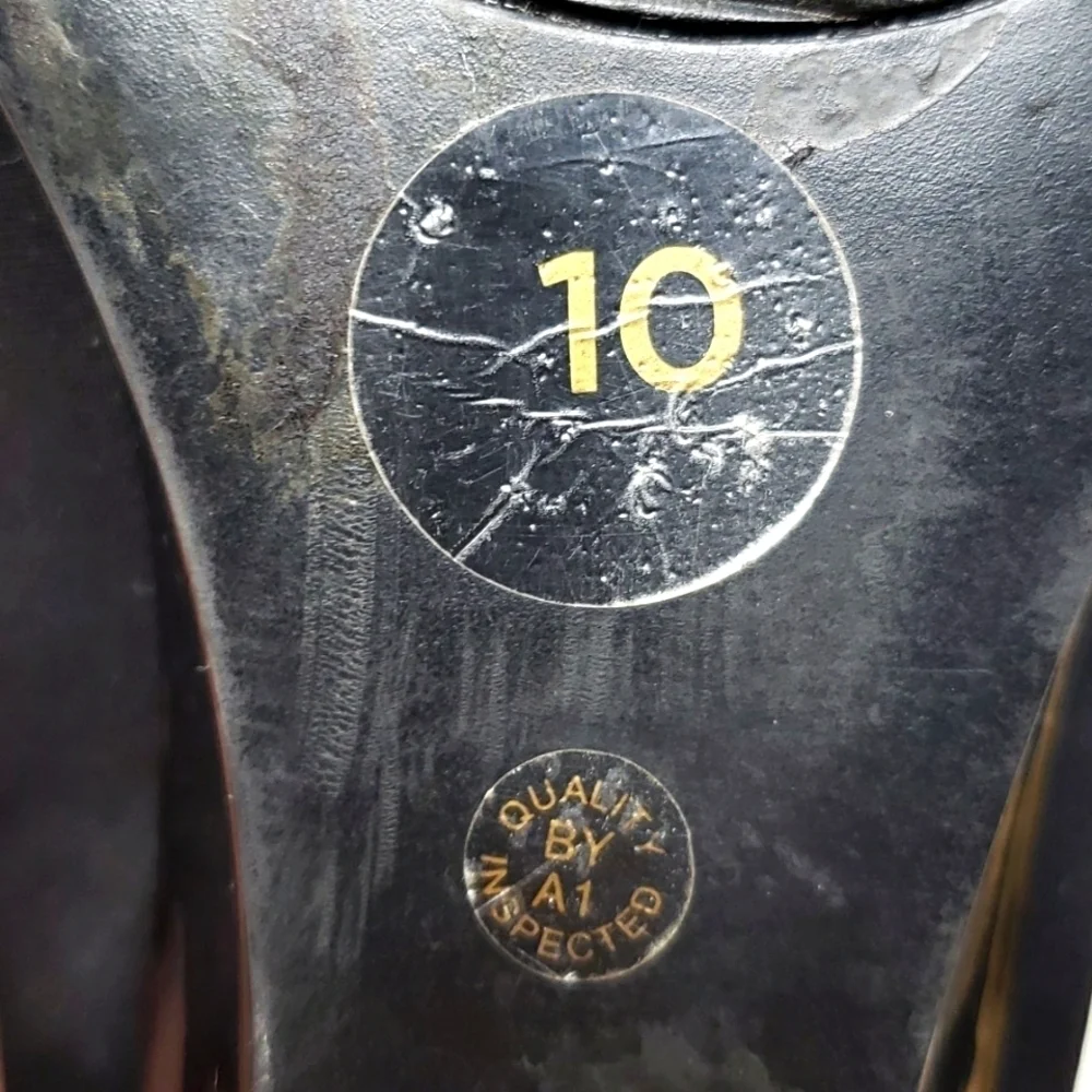 East5th East 5th Sasha Wedge Pumps Flex Form Black Size 10M - Picture 7 of 7